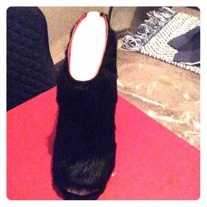 Suede and Fur booties